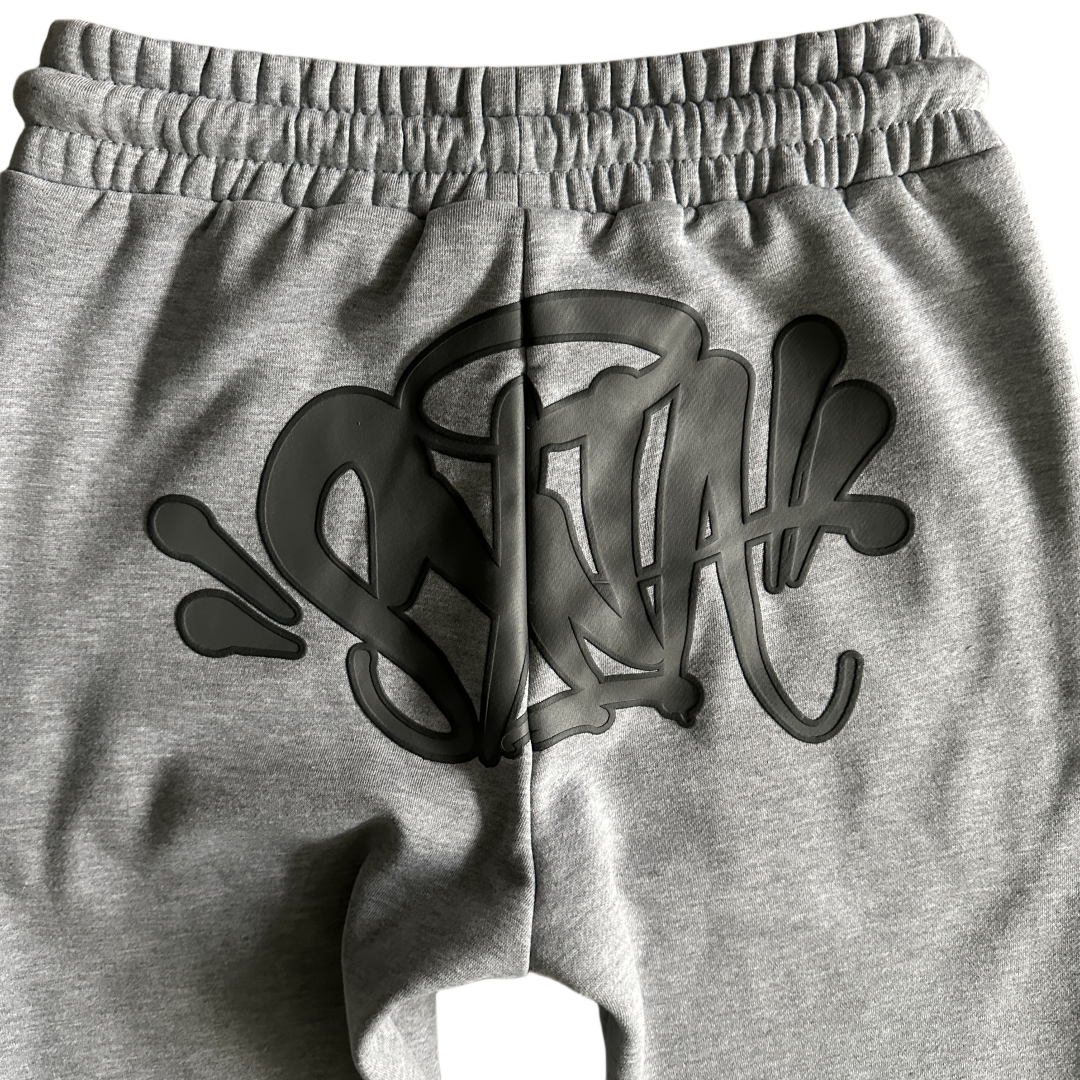 Syna World Men's Hoodies Sweatshirts And Pants Tracksuits - GREY