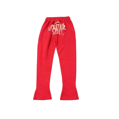 Syna World Men's Hoodies Sweatshirts And Pants Tracksuits - Red