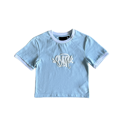 Syna World Team Womens Twinset Tee Suit - Baby blue
