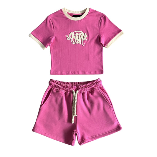 Syna World Team Twinset Tee Suit - Rose