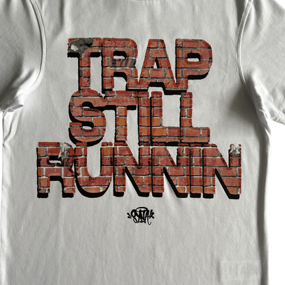 Syna World Trap Still Runnin Tee Short Sleeve T-shirt - White
