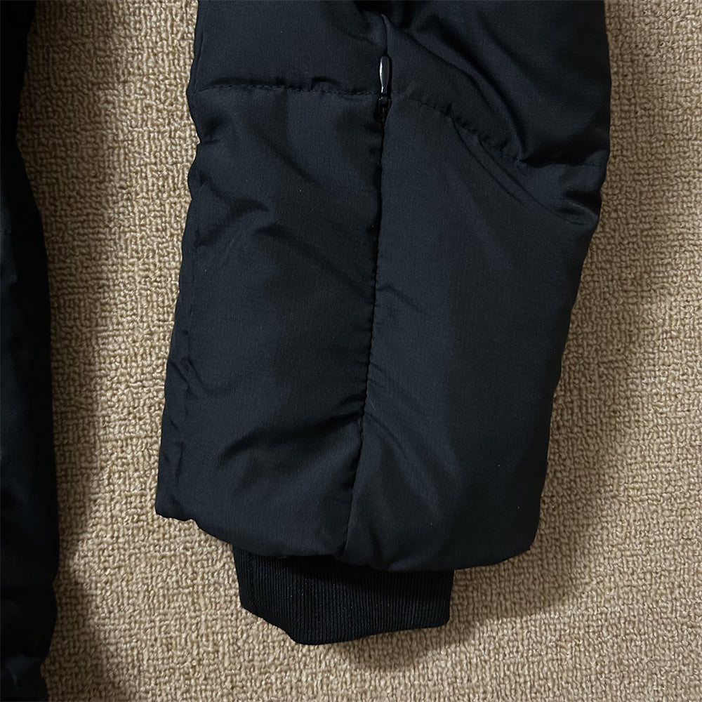 Synaworld SYNA OG Hooded Puffer Jacket Streetwear Coat- TRIPLE BLACK