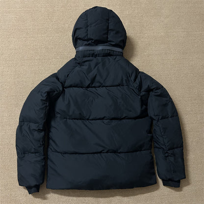 Synaworld SYNA OG Hooded Puffer Jacket Streetwear Coat- TRIPLE BLACK