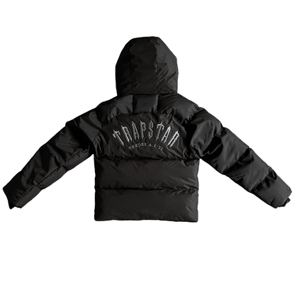 TRAPSTAR IRONGATE DECODED ARCH PUFFER JACKET - BLACK - Hipstersbuy