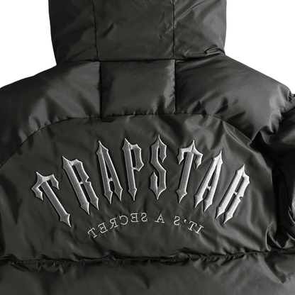 TRAPSTAR IRONGATE DECODED ARCH PUFFER JACKET - BLACK - Hipstersbuy