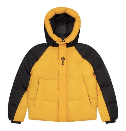 TRAPSTAR IRONGATE ARCH PUFFER JACKET AW23 - YELLOW/BLACK