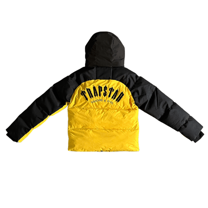 TRAPSTAR IRONGATE ARCH PUFFER JACKET AW23 - YELLOW/BLACK