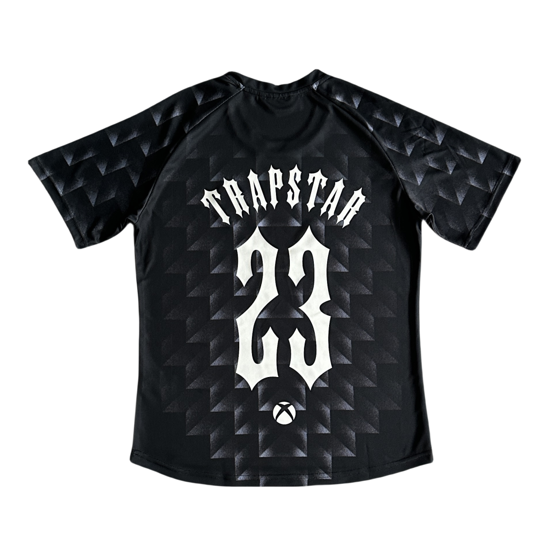 Trapstar X Xbox Jersey Football Sport T-Shirt - Black - Hipstersbuy