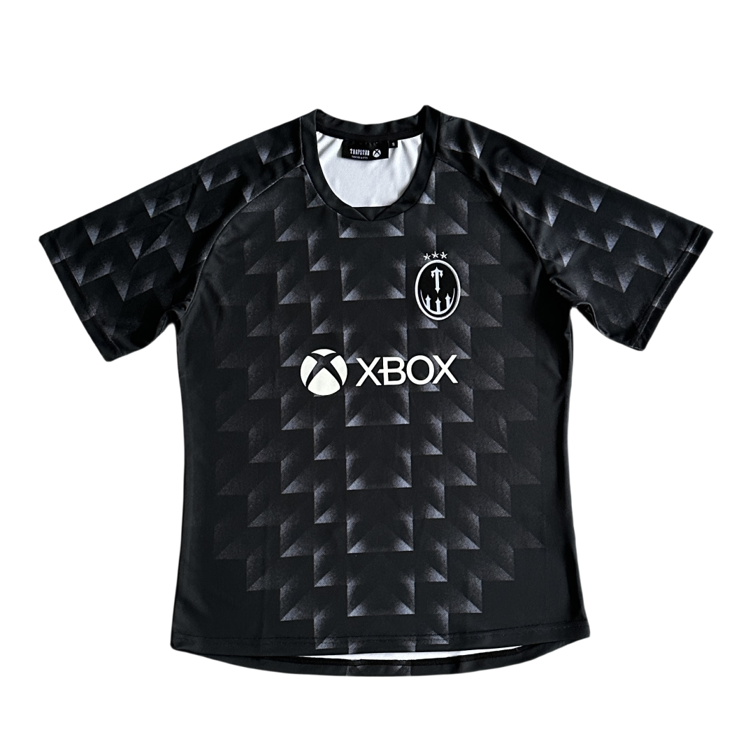 Trapstar X Xbox Jersey Football Sport T-Shirt - Black - Hipstersbuy