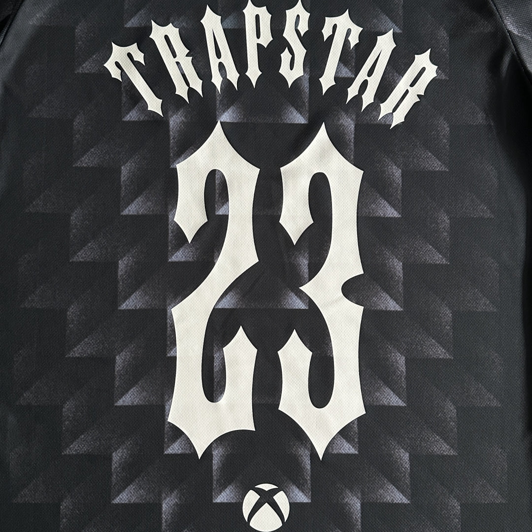 Trapstar X Xbox Jersey Football Sport T-Shirt - Black - Hipstersbuy