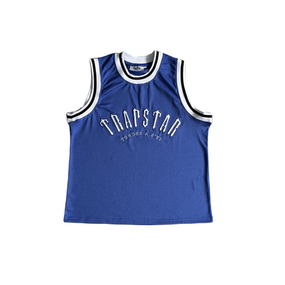 T-shirt de gilet de basket-ball Trapstar Arch - Bleu