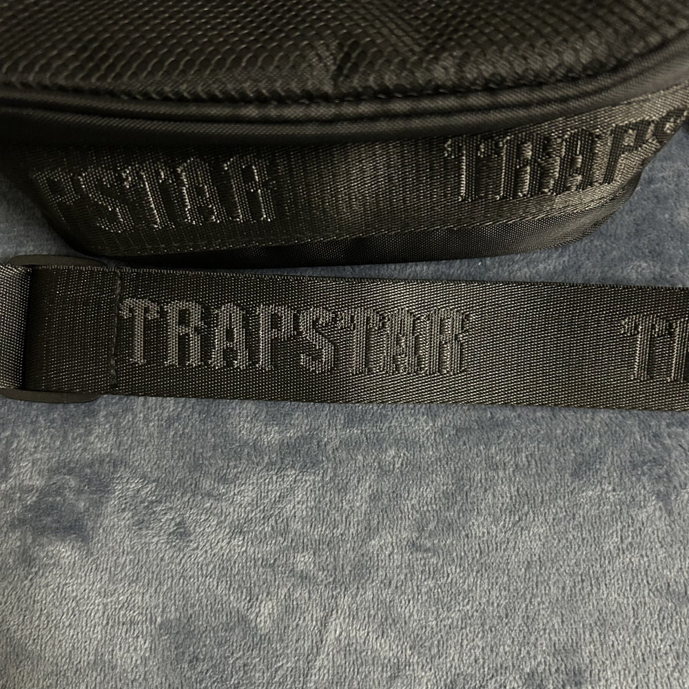 Trapstar Black Messenger Bag White T Letter Satchel Casual Storage Pouch Irongate T Cross-body Bag