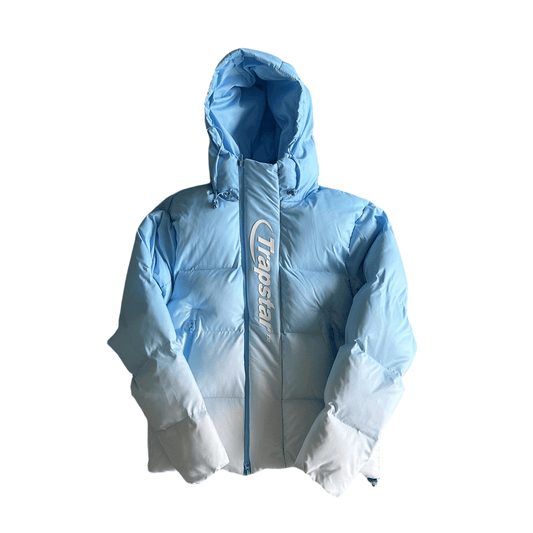 Trapstar Cashmere Blue Gradient Decoded 2.0 Hooded Puffer Jacket - Hipstersbuy