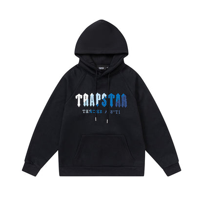 Trapstar Chenille Decoded Hoodie Tracksuit - BLACK/WHITE ICE FLAVOURS