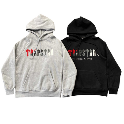 Trapstar Fuzzy Logo Hoodie and Trousers Tracksuit