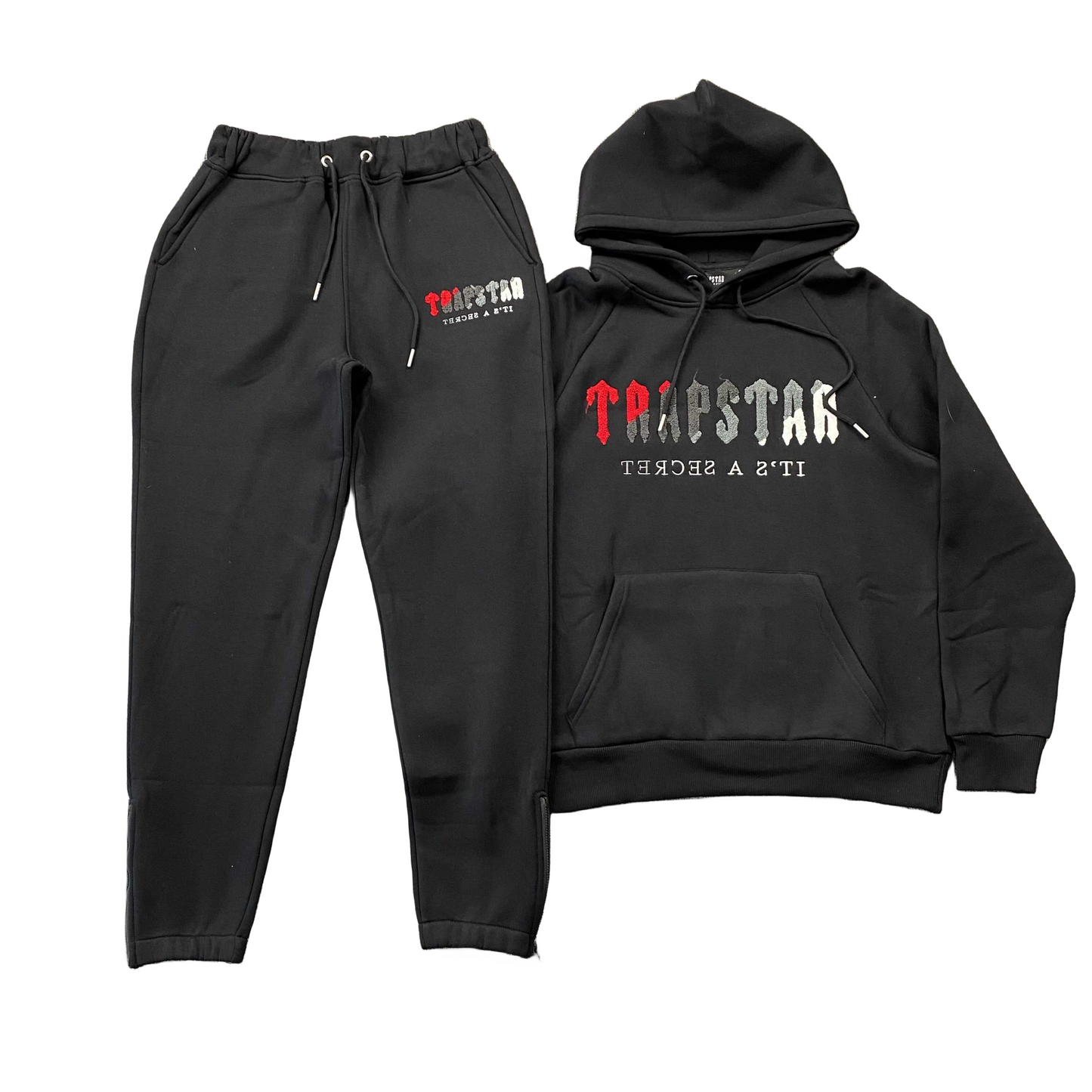 Trapstar Fuzzy Logo Sweat à capuche et pantalon de survêtement