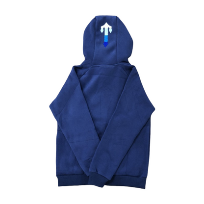 Trapstar Chenille Decoded 2.0 Survêtement Streetwear Ensemble sweat à capuche et pantalon - Bleu/Bleu glace