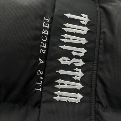 Trapstar DECODED 2022 HOODED PUFFER JACKET-BLACK GRADIENT - Hipstersbuy