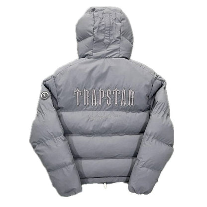 Trapstar Decoded 2022 hooded puffer Jacket - Hipstersbuy