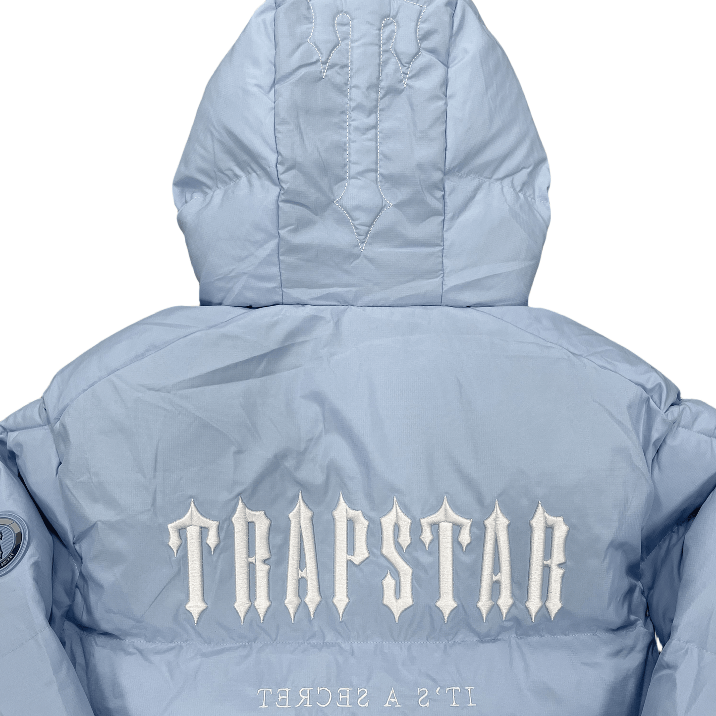 Trapstar Decoded Hooded Puffer Jacket 2.0 - ICE BLUE - Hipstersbuy