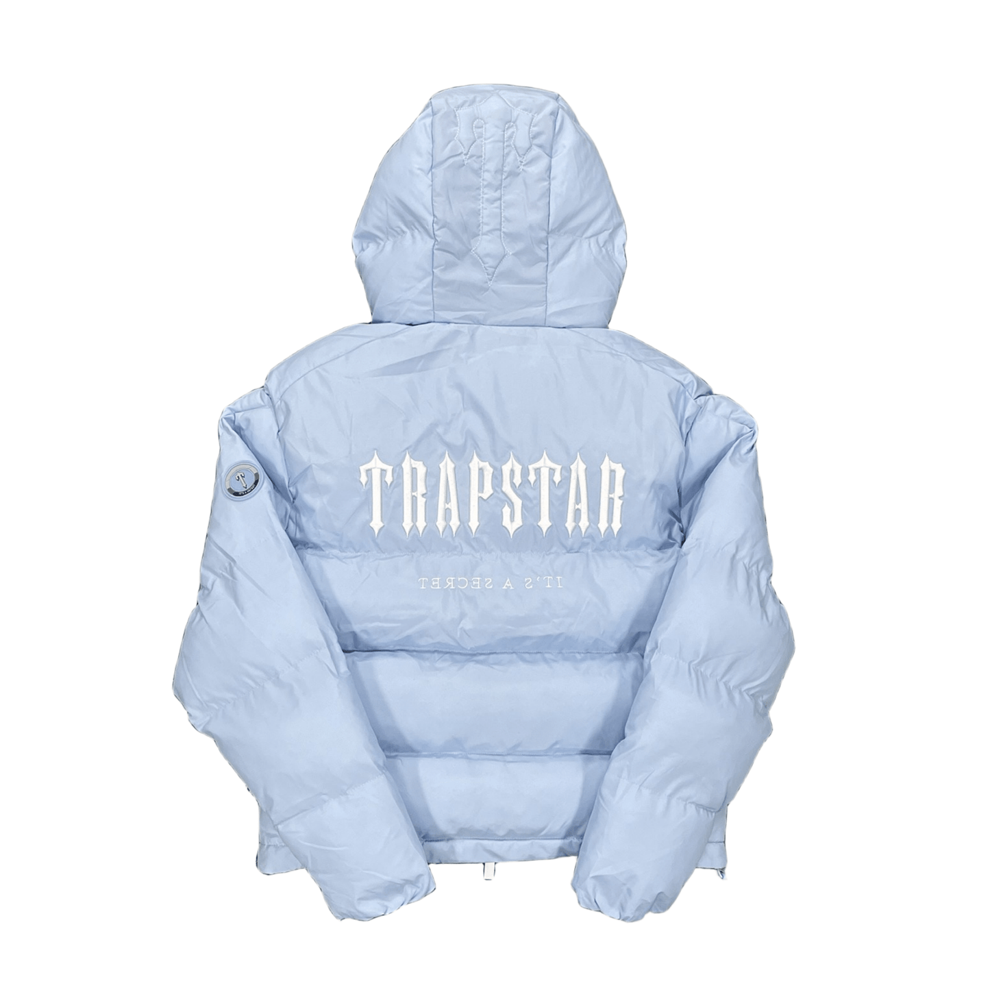 Trapstar Decoded Hooded Puffer Jacket 2.0 - ICE BLUE - Hipstersbuy