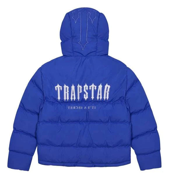 Trapstar &nbsp;Decoded Hooded Puffer Jacket-DAZZLING BULE - Hipstersbuy