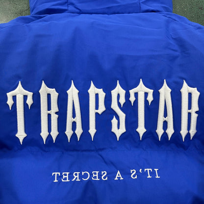 Trapstar &nbsp;Decoded Hooded Puffer Jacket-DAZZLING BULE - Hipstersbuy