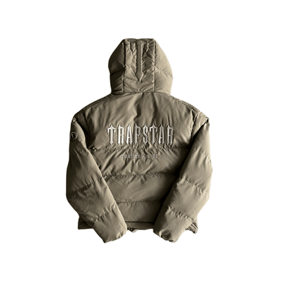 Trapstar Decoded hooded puffer 2.0-brindle jacket - Hipstersbuy