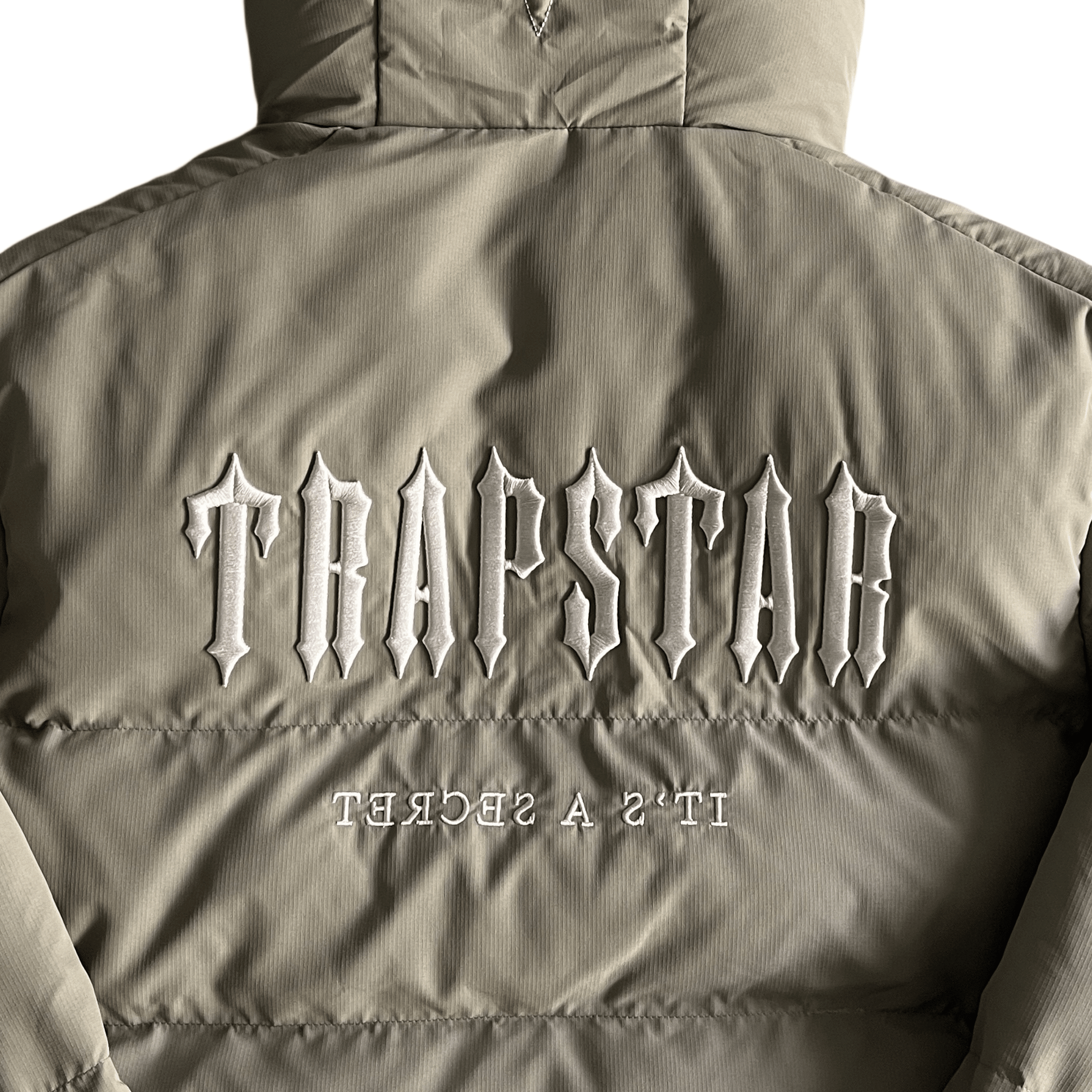 Trapstar Decoded hooded puffer 2.0-brindle jacket - Hipstersbuy