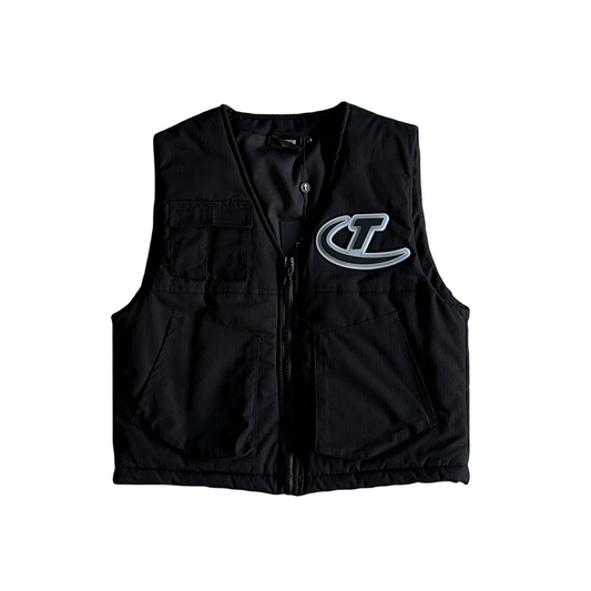 Trapstar Hyperdrive Pocket Vest Jacket Gilet - Black