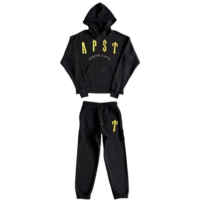 Trapstar Irongate Arch Chenille Hooded Hoodie And Pants Tracksuit - Grey