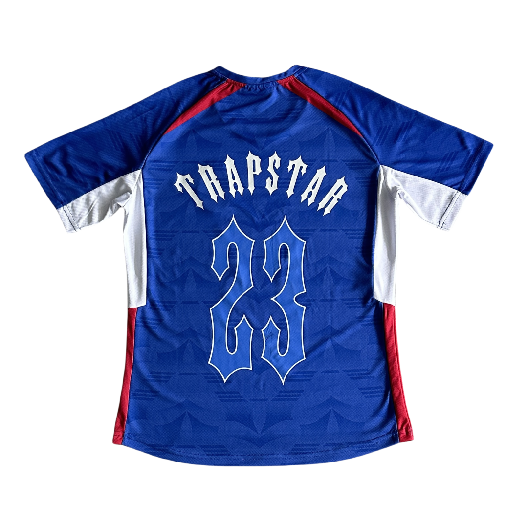 Trapstar Irongate Carnival Edition Football Jersey T Shirts - Black