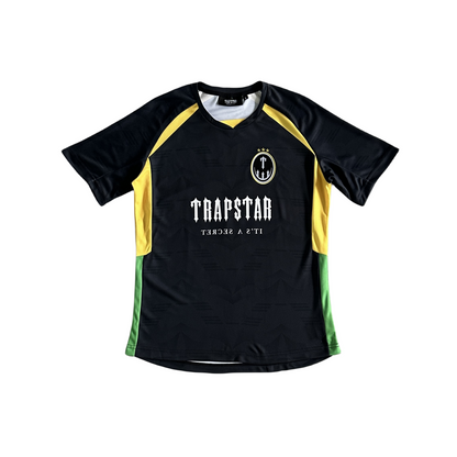 Trapstar Irongate Carnival Edition Football Jersey T Shirts - Black