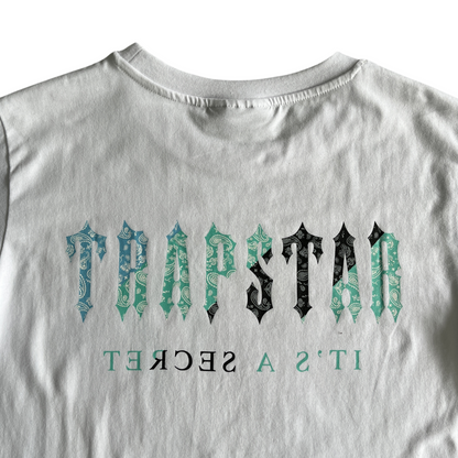 T-shirt Trapstar Irongate Palsey Tee - Noir Sarcelle / Blanc Sarcelle