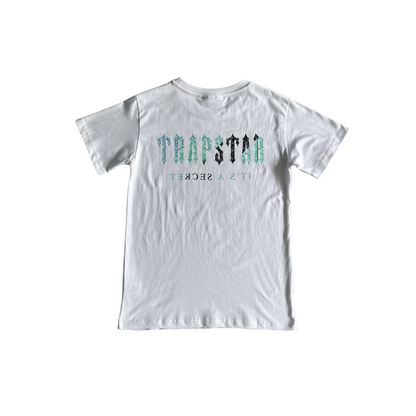 Trapstar Irongate Palsey Tee T-shirt - Black Teal /White Teal
