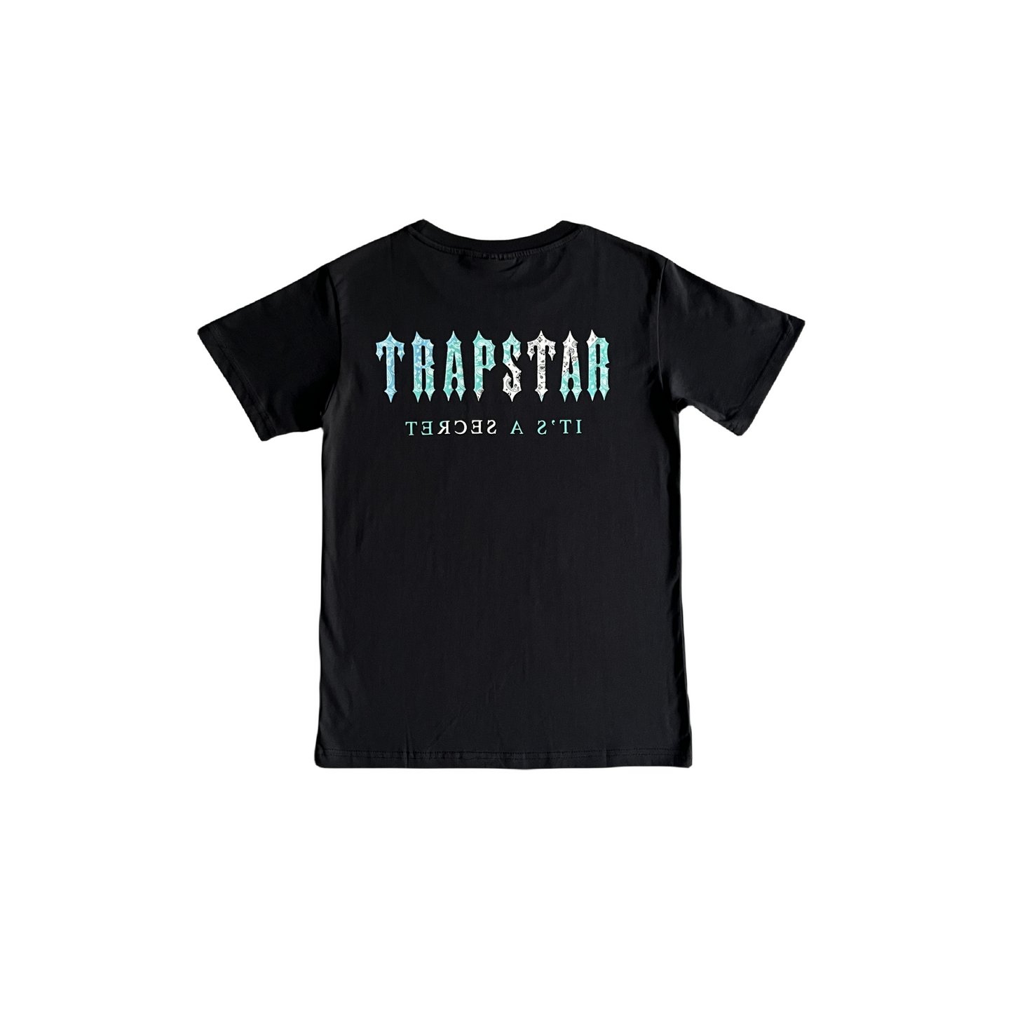 T-shirt Trapstar Irongate Palsey Tee - Noir Sarcelle / Blanc Sarcelle