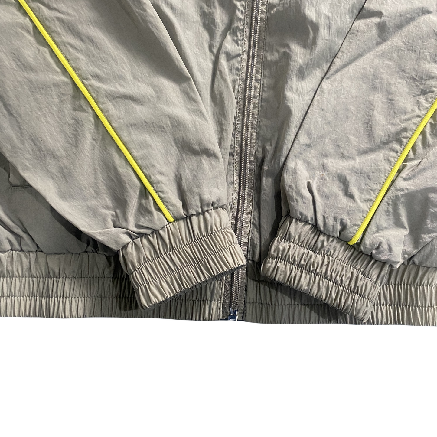 Trapstar Irongate T Arch Panel Shellsuit Tracksuit Jacket and Pants Sets - Grey/Yellow