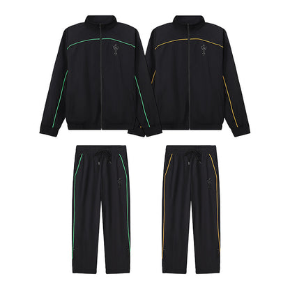 Trapstar Irongate T Arch Panel Shellsuit Ensembles veste et pantalon de survêtement - Noir/Vert