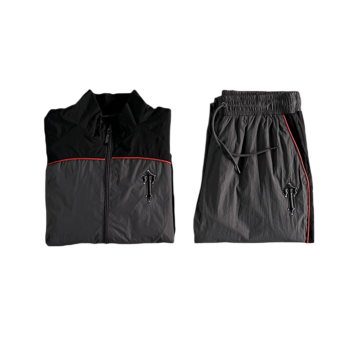 Survêtement Trapstar Irongate T Shellsuit - Noir/Rouge