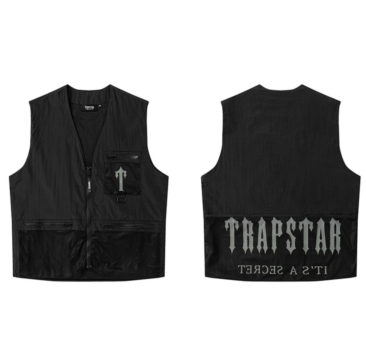 Trapstar London Street Style Plain Logo Vests & Gillets