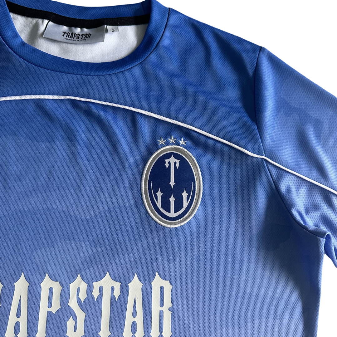 Camiseta de fútbol Trapstar Monogram Irogate - Camo azul