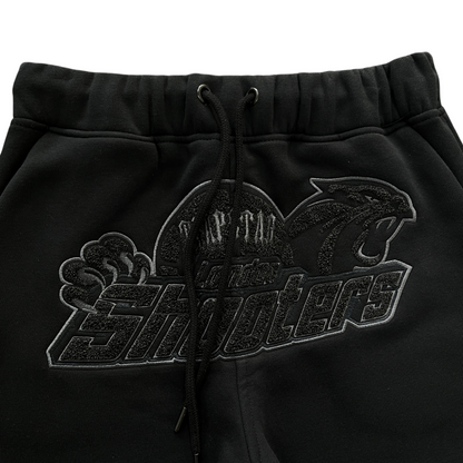Trapstar Shooters Hoodie And Pants Tracksuit - BLACK EDITION