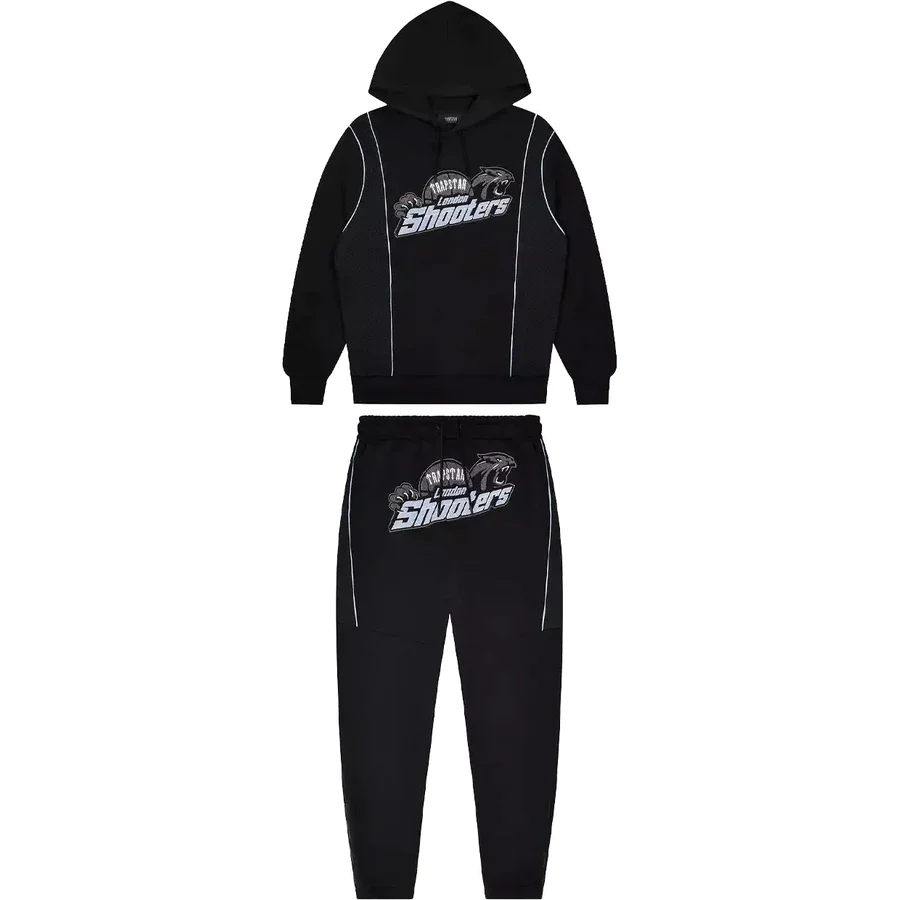 Trapstar Shooters Technical Hoodie Pants Tracksuit - Black
