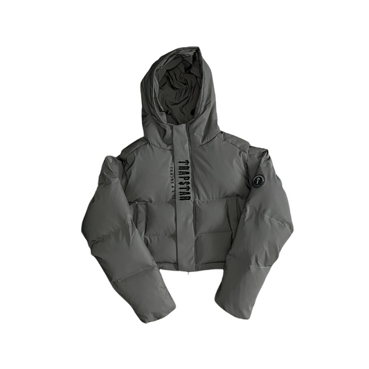 Trapstar Women's Decoded Hooded Puffer Reflective Jacket