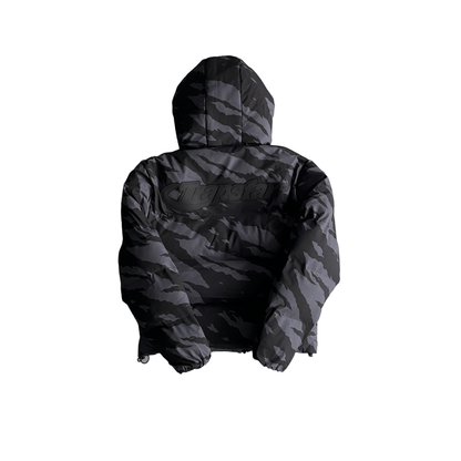 Trapstar hyperdrive technical puffer-black tiger camo jacket - Hipstersbuy