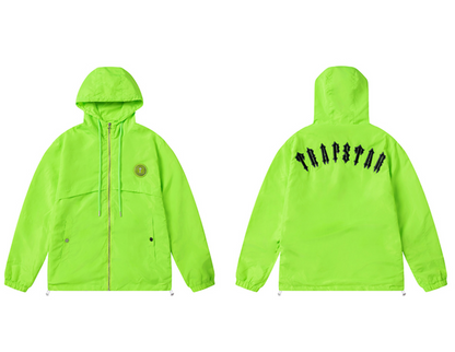 Veste coupe-vent Trapstar irongate T-Lime