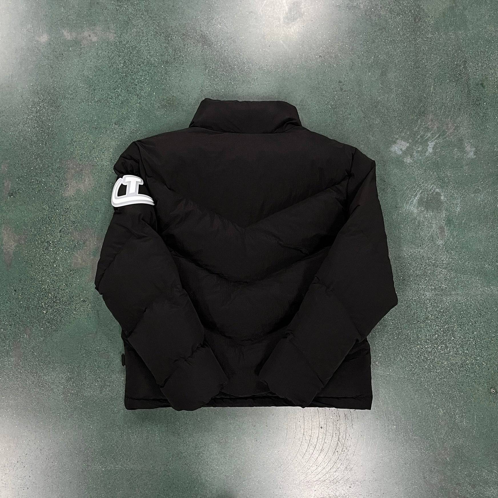 Trapstar sleeve puffer jacket -black - Hipstersbuy