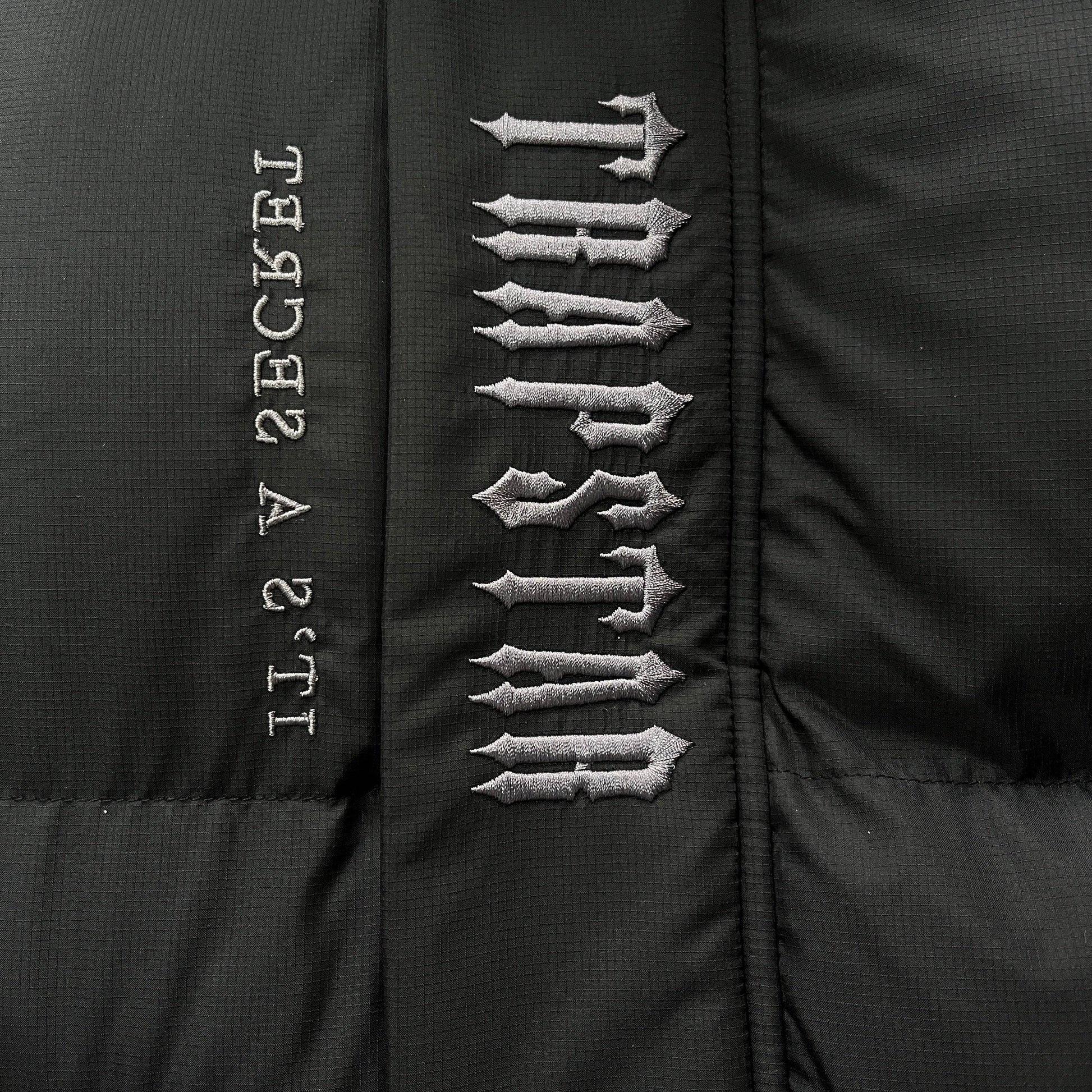 TRAPSTAR DECODED HOODED PUFFER 2.0 JACKET-BLACK - Hipstersbuy