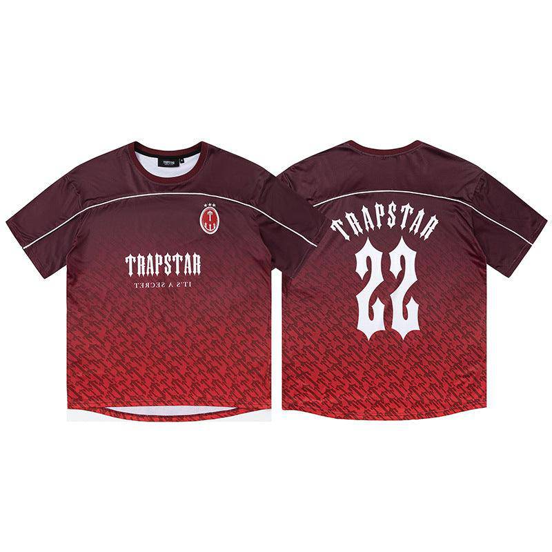 TsTRAPSTAR Style Men's Clothing Cotton T-Shirt Jersey sports clothing Football game clothes - Hipstersbuy